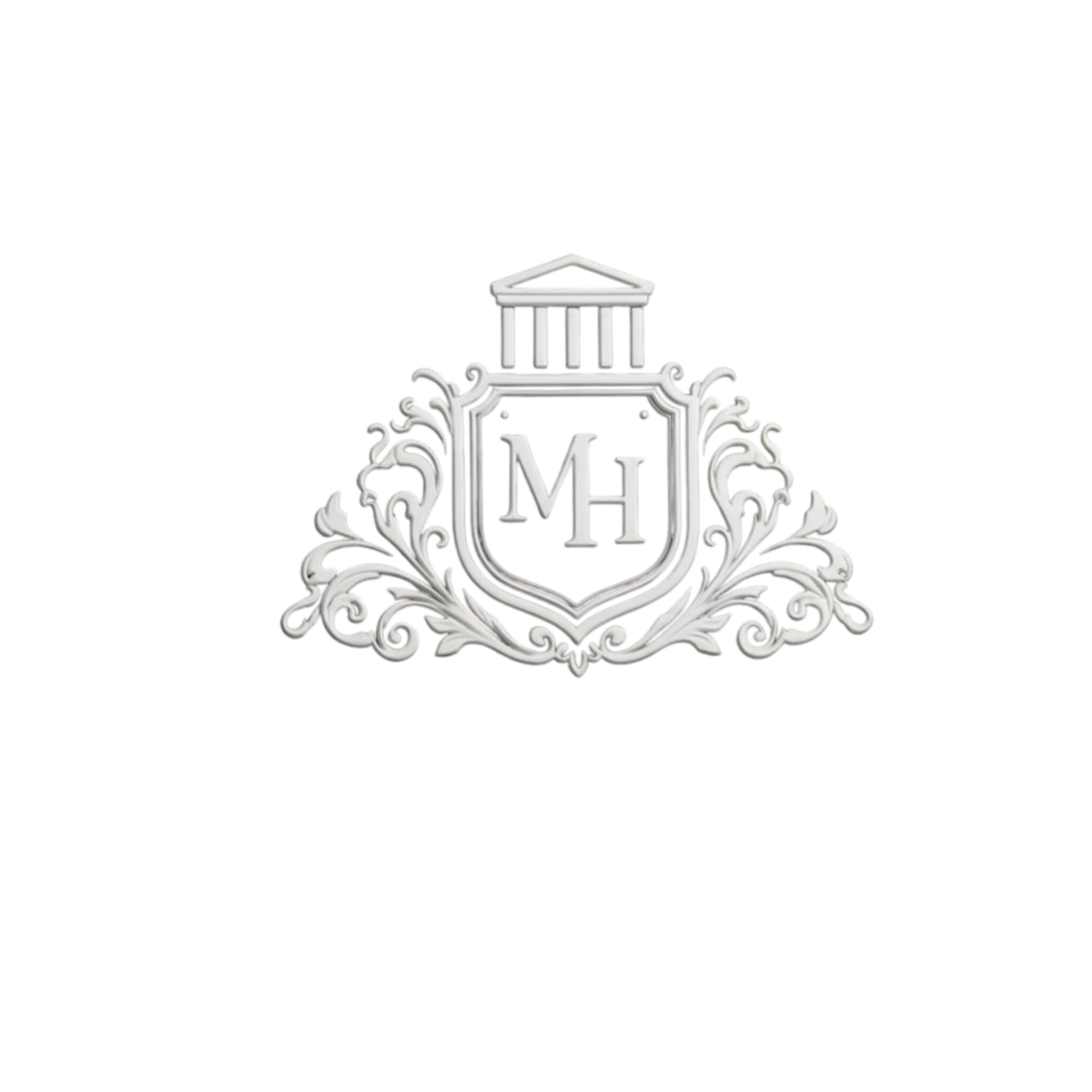 white header logo of mansion house collection